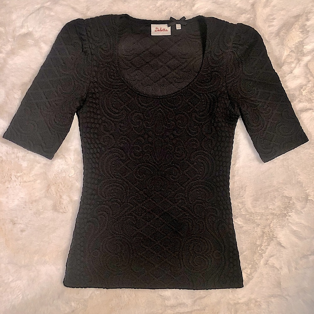 Anthropologie Quilted Top by Deletta